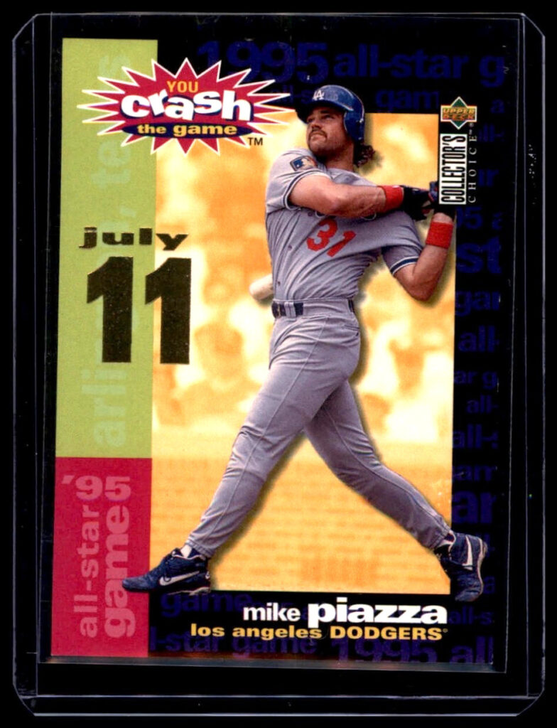1995 Upper Deck Collector's Choice - You Crash the Game Mike Piazza July 11