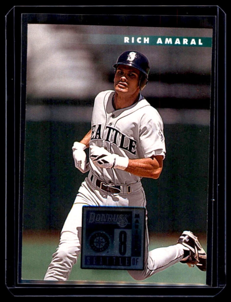 1996 Donruss - Rich Amaral #385 Seattle Mariners