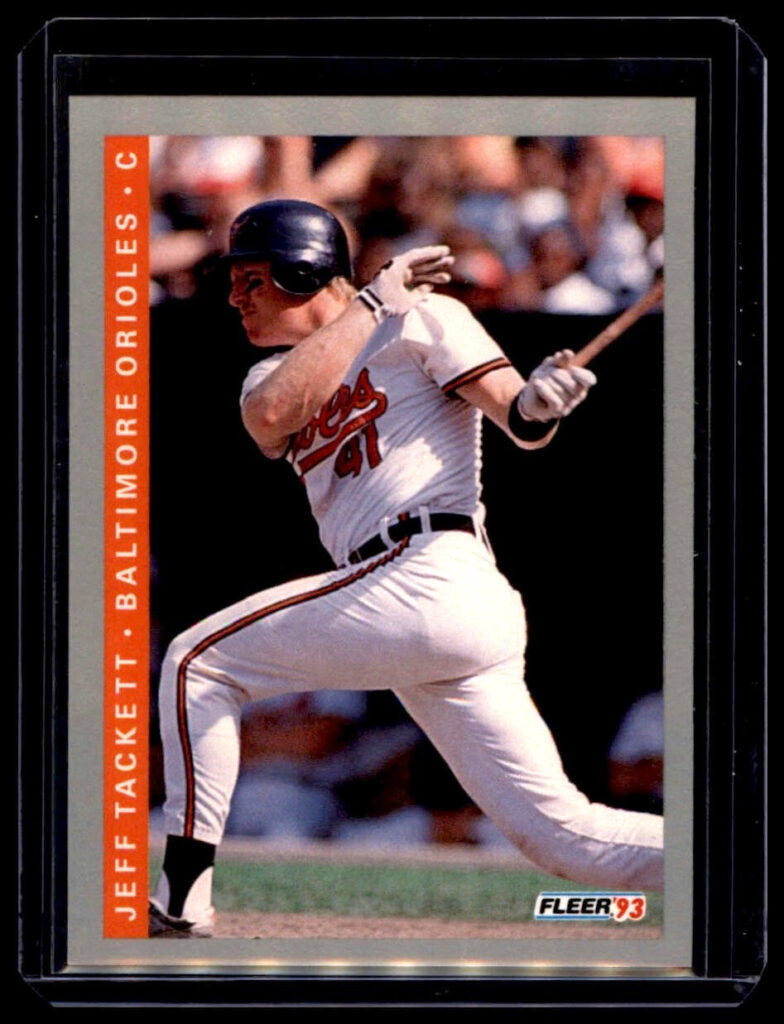 1993 Fleer #553 Jeff Tackett Baltimore Orioles