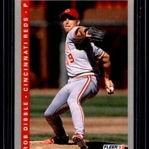 1992 Fleer - Rob Dibble #389 Cincinnati Reds