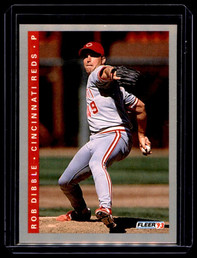 1992 Fleer - Rob Dibble #389 Cincinnati Reds