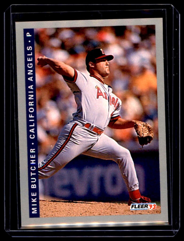 1993 Fleer - Mike Butcher #569 California Angels