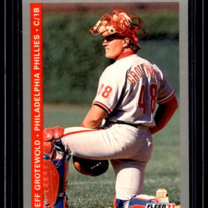 1993 Fleer - Jeff Grotewold #490 Philadelphia Phillies