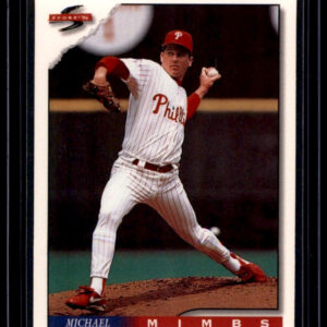1996 Score Mike Mimbs Philadelphia Phillies #418