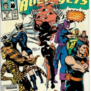 West Coast Avengers, Issue #37, (Marvel 1985), Mantis + Wasp + Vision app
