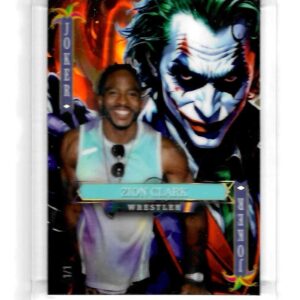 2025 Wild Card Joker Zion Clark 1/1 Card Number SDJWM-ZCNk09