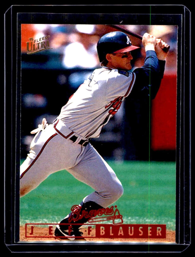 1995 Fleer Ultra - Jeff Blauser #346 Atlanta Braves Baseball