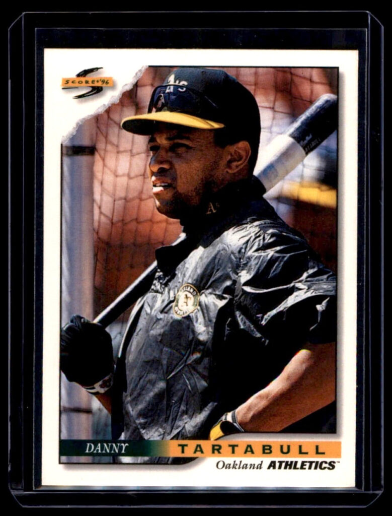1996 Score - Danny Tartabull #339 Oakland Athletics