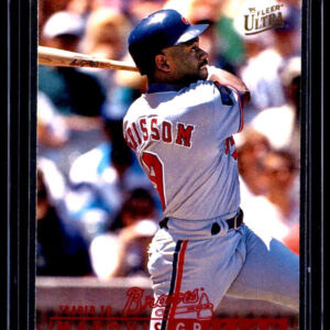 1995 Fleer Ultra #403 Marquis Grissom Atlanta Braves