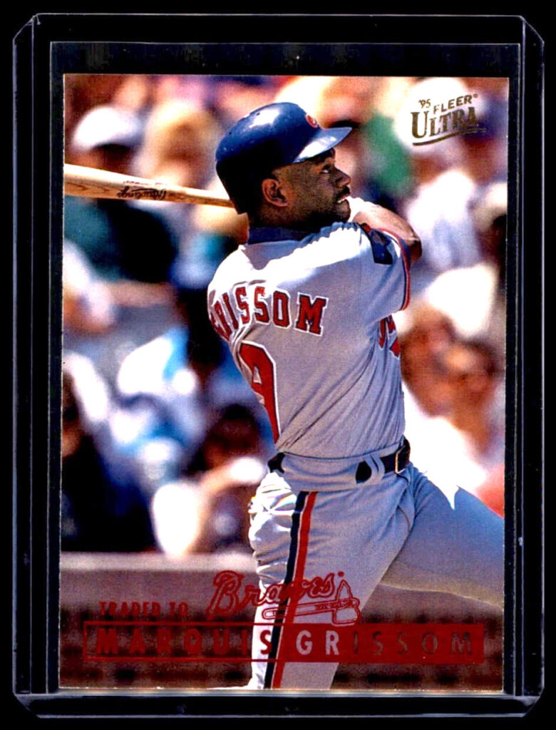 1995 Fleer Ultra #403 Marquis Grissom Atlanta Braves