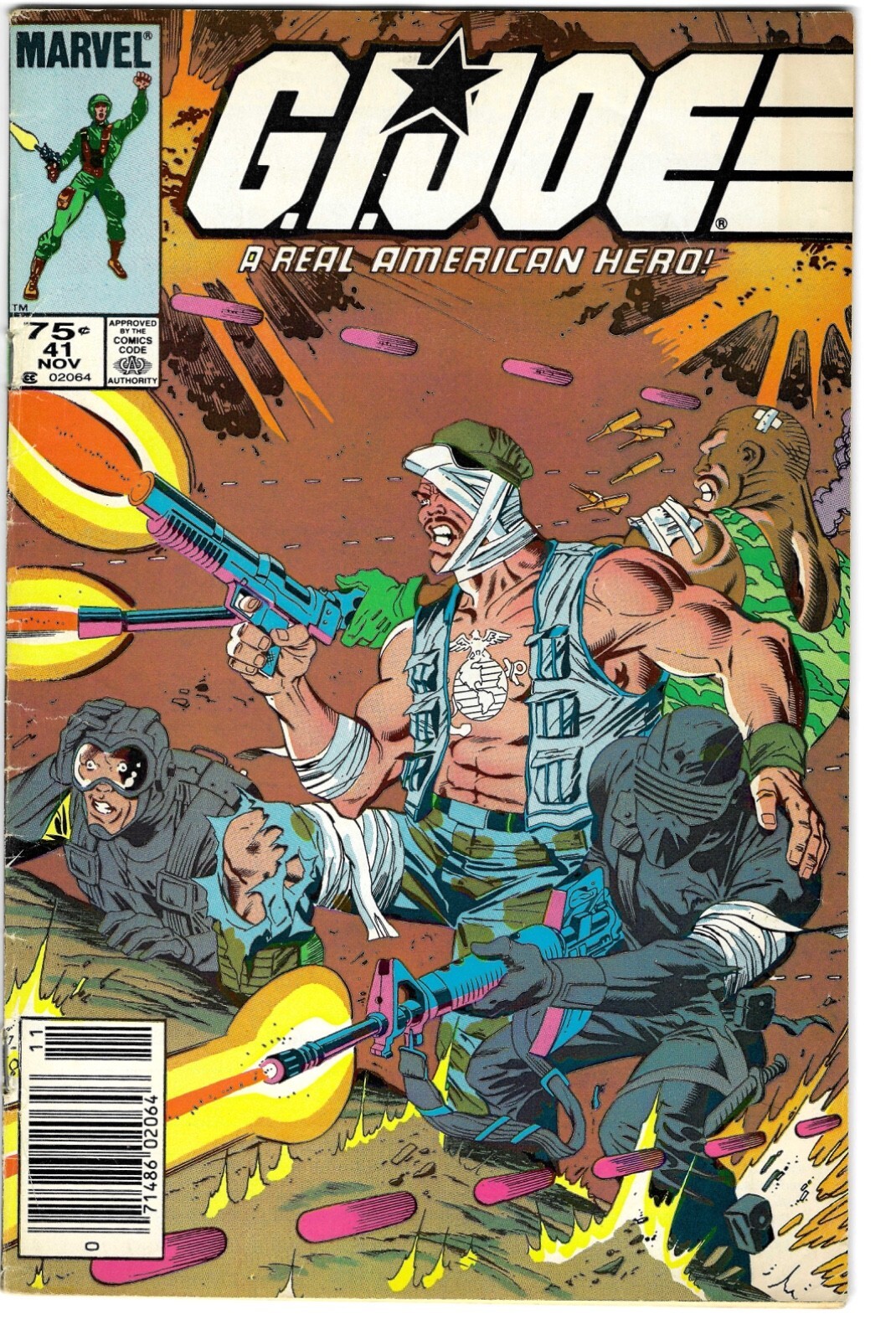 G.I. Joe, A Real American Hero #41 Vol. 1 1985 Marvel Comics Barbecue, Shipwreck