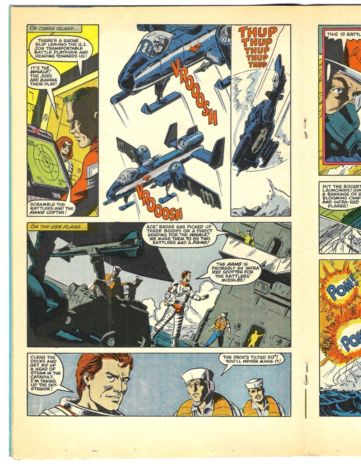G.I. Joe, A Real American Hero #41 Vol. 1 1985 Marvel Comics Barbecue, Shipwreck - Image 2