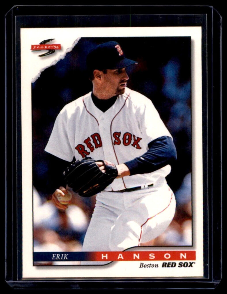 1996 Score #318 Erik Hanson Boston Red Sox