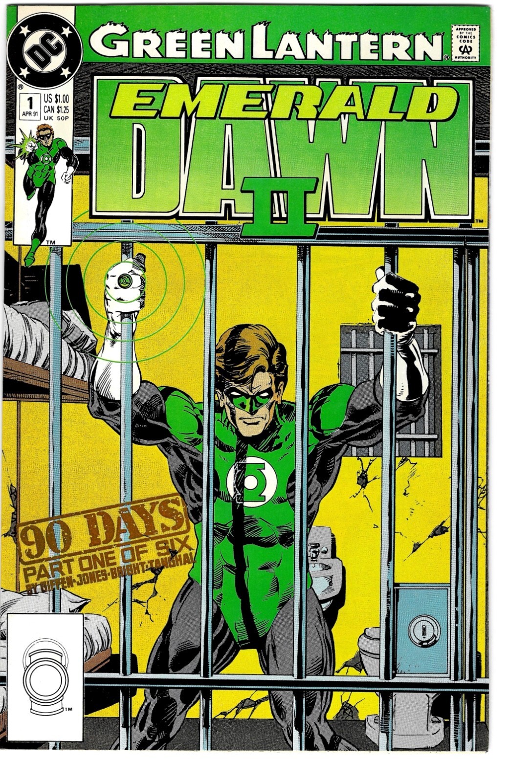 Green Lantern: Emerald Dawn II #1 1991 DC Comics Romeo Tanghal Cover