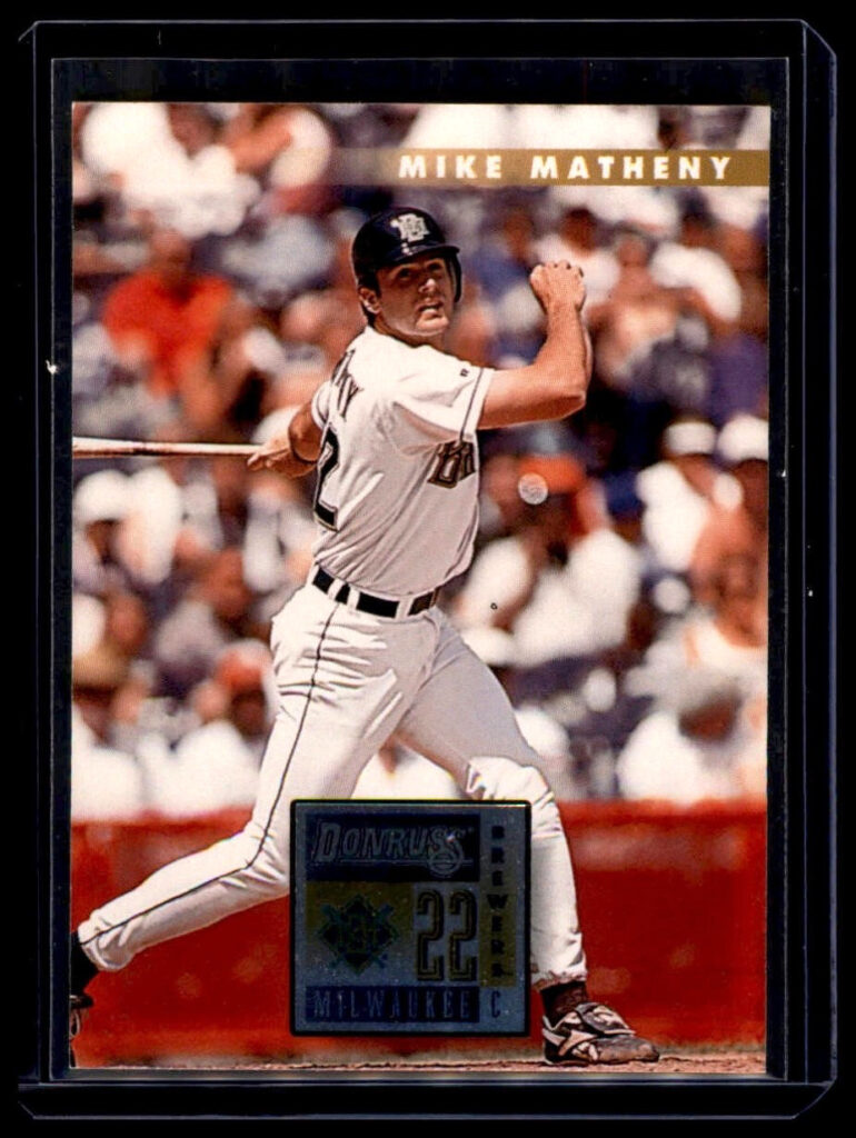 1996 Donruss - Mike Matheny #541 Milwaukee Brewers