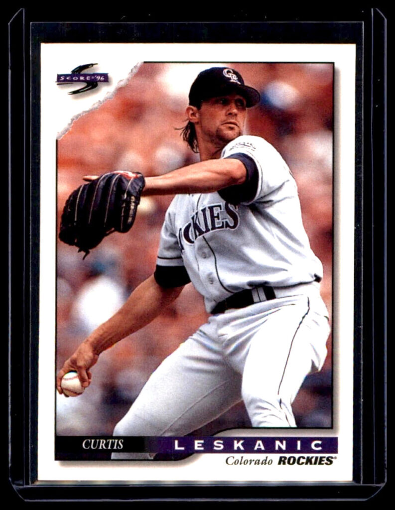 1996 Score - Curt Leskanic #485 Colorado Rockies