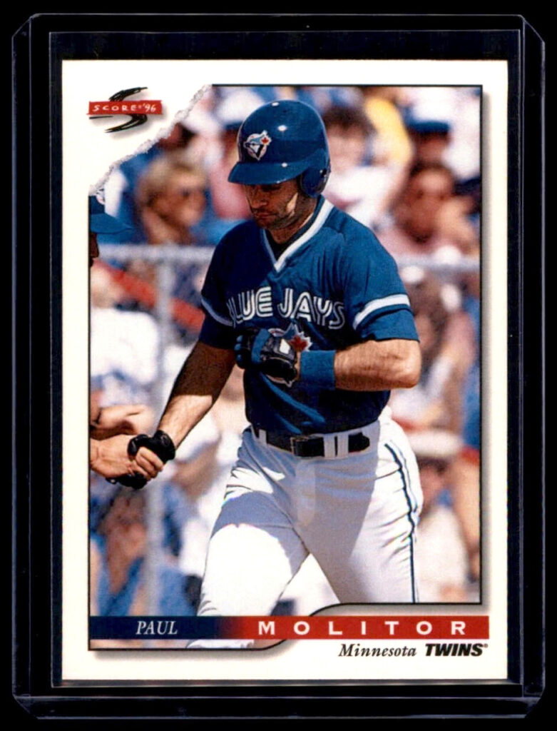 1996 Score #283 Paul Molitor Toronto Blue Jays